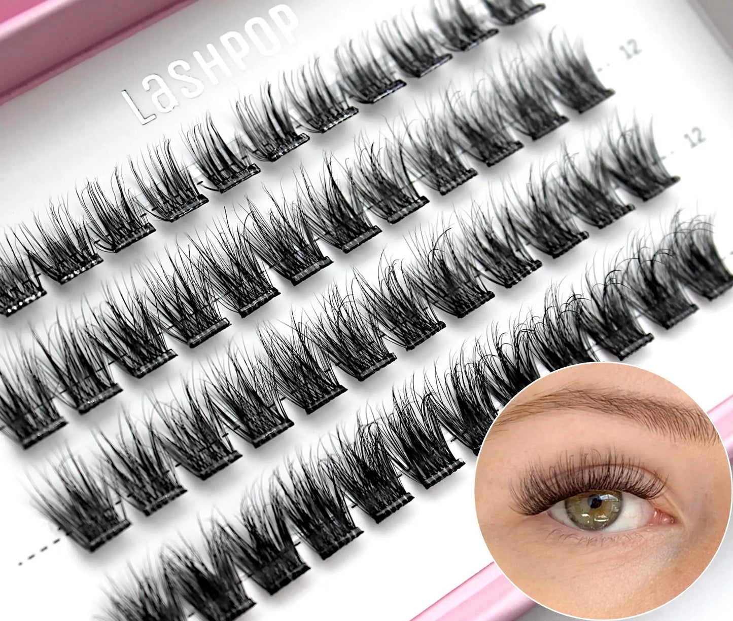 Place & Press Pre glued Lashes - Elite - LASHPOP