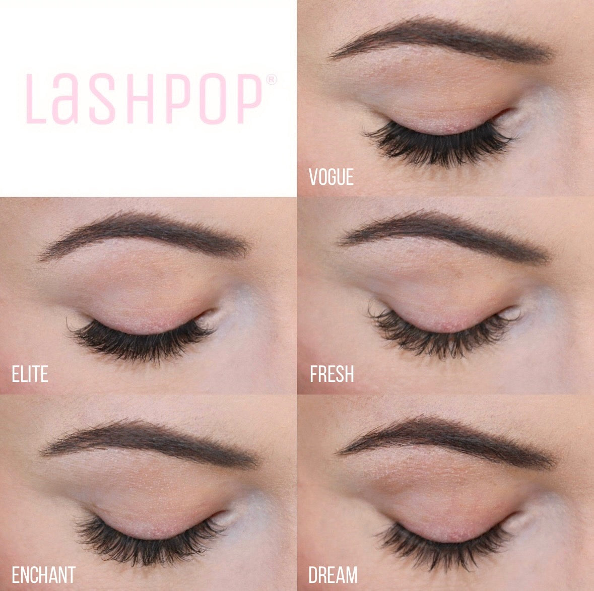 PRE GLUED PRESS ON LASH KIT 40PCS - ENCHANT