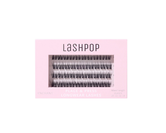 Place & Press Pre glued Lashes - Enchant - LASHPOP